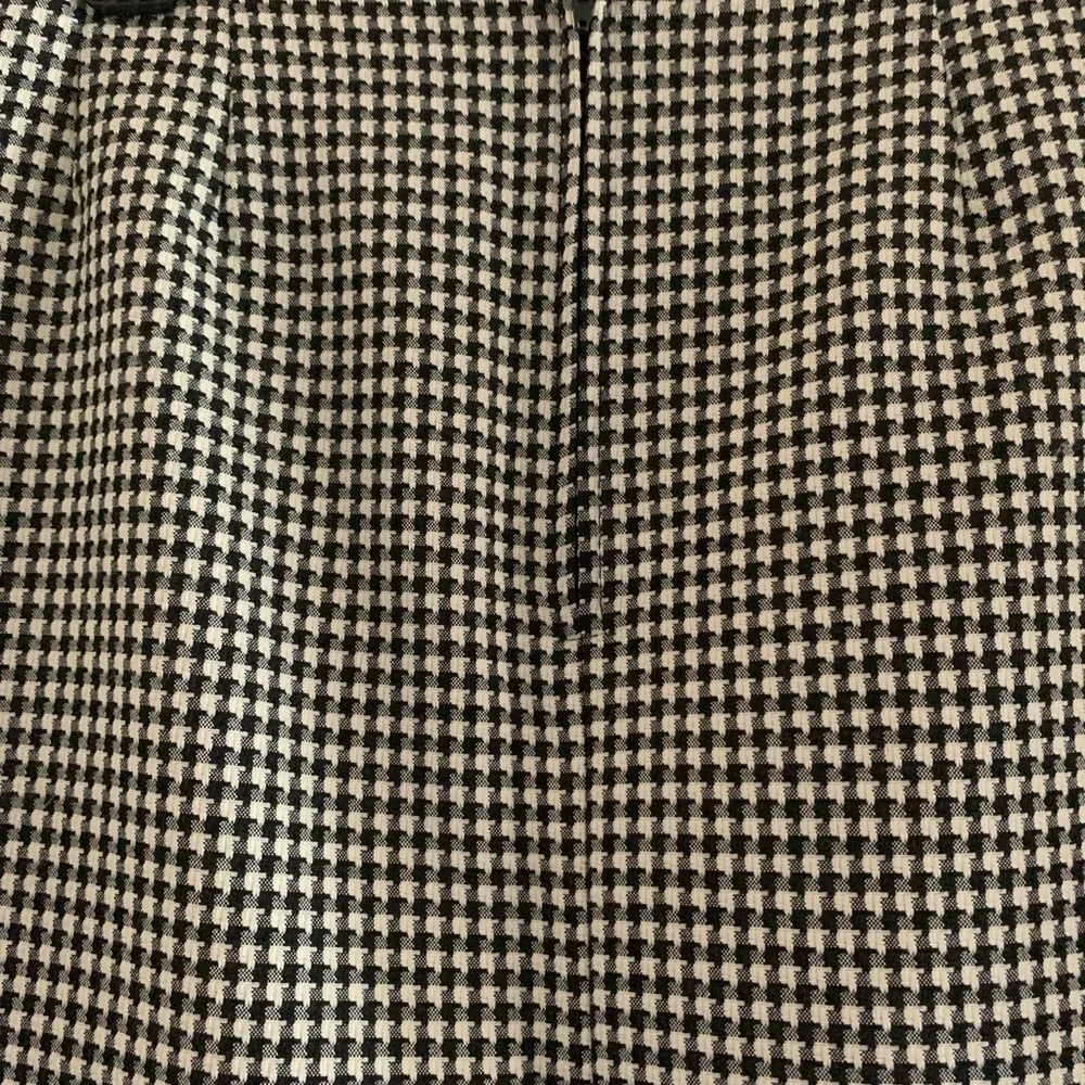 Gingham Chic Black and White Checkered Midi Skirt.